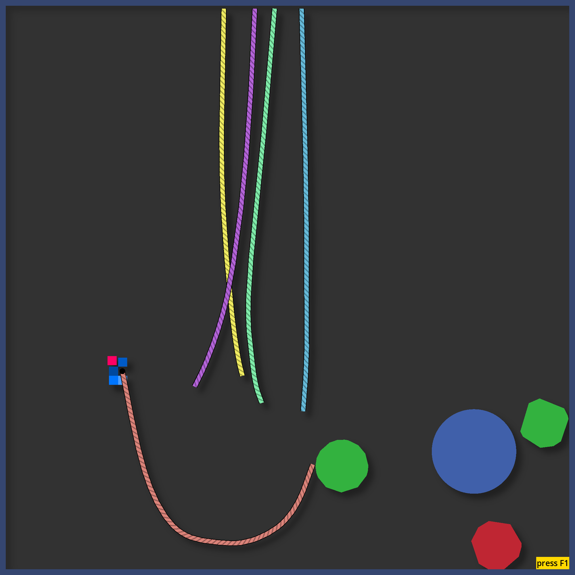 Grappling Hook — shoot, retract, and cut rope